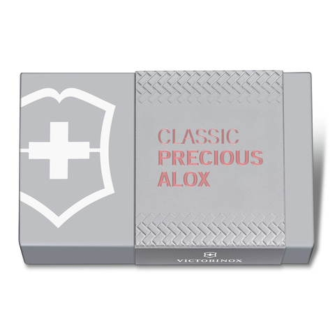 Нож-брелок Victorinox Classic SD Precious Alox, 58 мм, 5 функций, "Gentle Rose" (подар. упаковка) 0.6221.405G от прозводителя Victorinox