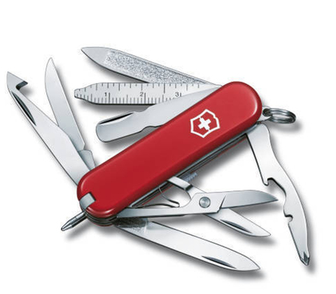 Нож-брелок Victorinox Classic MiniChamp, 58 мм, 16 функций, красный 0.6385 от прозводителя Victorinox