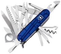 Нож Victorinox SwissChamp, 91 мм, 33 функции, полупрозрачный синий 1.6795.T2 от прозводителя Victorinox