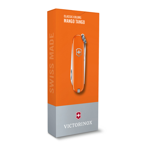 Нож-брелок Victorinox Classic SD Colors, 58 мм, 7 функций, "Mango Tango" 0.6223.83G от прозводителя Victorinox