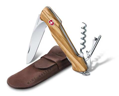 Нож Victorinox Wine Master, 130 мм, 6 функций, оливковое дерево 0.9701.64 от прозводителя Victorinox