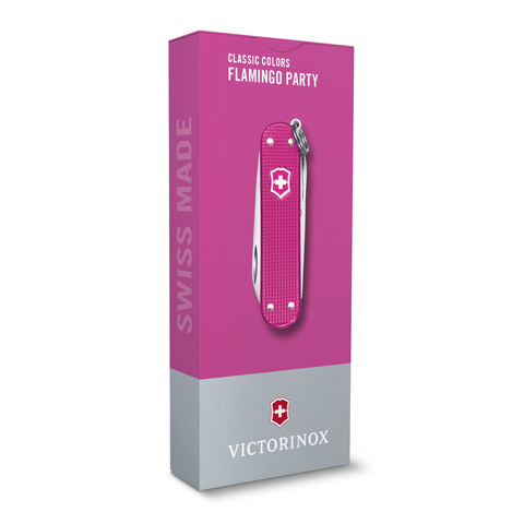Нож-брелок Victorinox Classic SD Alox Colors, 58 мм, 5 функций, "Flamingo Party" 0.6221.251G от прозводителя Victorinox