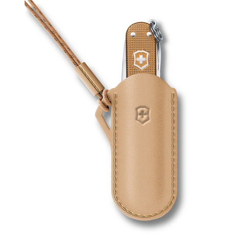 Чехол кожаный Victorinox для ножа Classic Colors 58 мм, "Wet Sand" 4.0670.49 от прозводителя Victorinox