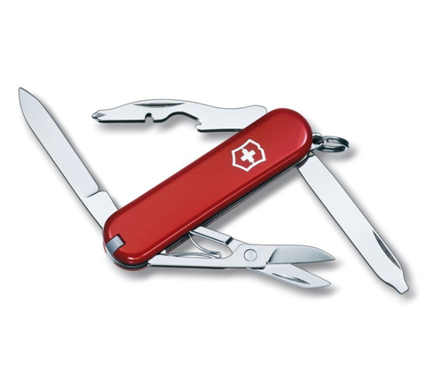 Нож-брелок Victorinox Classic Rambler, 58 мм, 10 функций, красный 0.6363 от прозводителя Victorinox