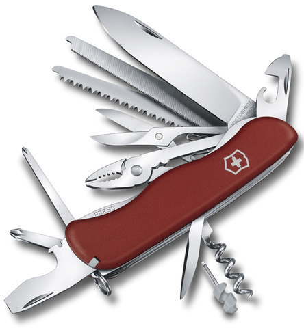 Нож Victorinox WorkChamp 111 мм, 21 функция, красный 0.8564 от прозводителя Victorinox