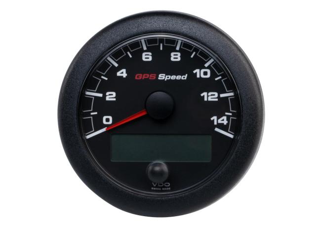 VDO Oceanlink GPS Speed Indicator / 0-14 kn / 85 mm / black A2C1351970001 от прозводителя VDO
