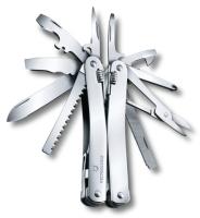 Мультитул Victorinox SwissTool Spirit X, 105 мм, 26 функций, кожаный чехол 3.0224.LB1 от прозводителя Victorinox