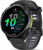 Garmin Forerunner 970 - | Carbon Grey DLC Titanium with Black Case and Black/Translucent Whitestone Band