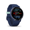 Garmin Vivoactive 5 | Metallic navy Aluminium bezel with navy case and silicone band