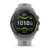 Garmin Approach S70 - 42 мм | Black/Amp Yellow Ceramic Bezel with Powder Grey Silicone Band