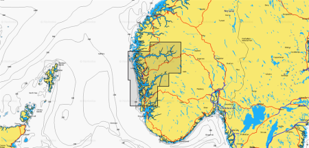 Карты Navionics Small 5G606S2 SOGNEFJORDEN TO HAUGESUND 5G606S2 от прозводителя Navionics