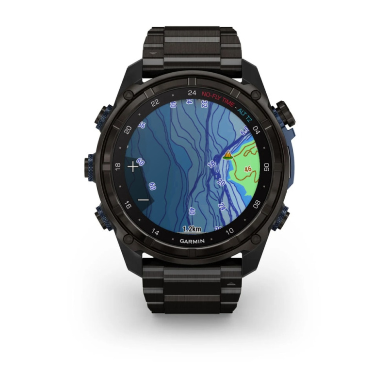 Garmin Descent Mk3i - 51 мм | Carbon grey DLC titanium band