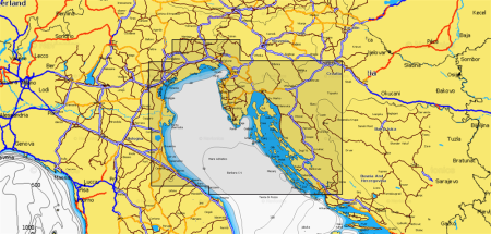 Карты Navionics Small 5G820S FANO-SIBENIK 5G820S от прозводителя Navionics