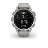 Garmin Descent Mk3 - 43 мм | steel/grey silicone band
