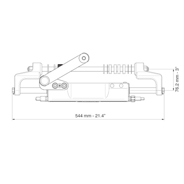 Комплект ГСУ с гидроусилителем Masterdrive (Укомплектованный) MD40F от прозводителя Ultraflex
