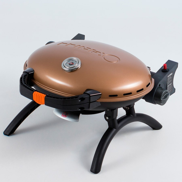 Газовый гриль O-GRILL 500MТ bicolor black-gold + адаптер А 500MT_GOLD от прозводителя O-GRILL