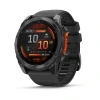 Garmin Fenix 8 - 51 мм AMOLED | Slate grey with Black silicone band
