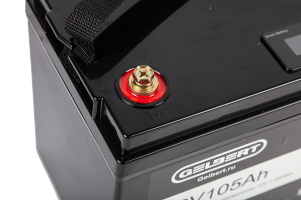 Аккумуляторная батарея литиевая Gelbert LiFePO4 (12V/105Ah/100А) [ 6-EVF-100] Bluetooth 177 от прозводителя Gelbert