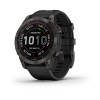 Garmin Fenix 7 - 47 мм SOLAR | SAPPHIRE | Black DLC Titanium with Black Band