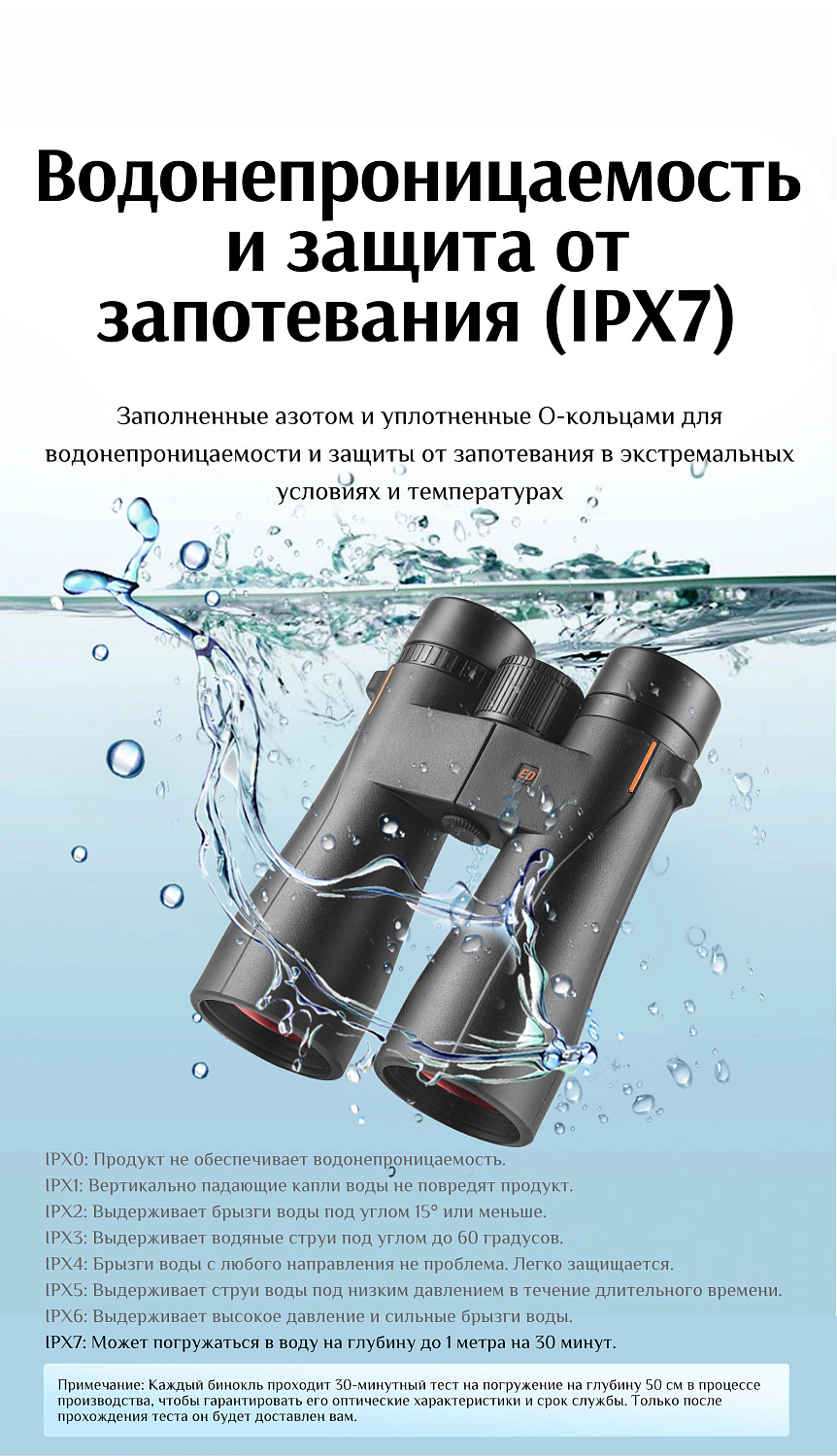 Бинокль Eyeskey Wave ED-12x50