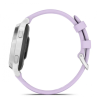 Garmin Lily 2 Active - Lily 2 Active | Silver with Purple Jasmine Silicone Band