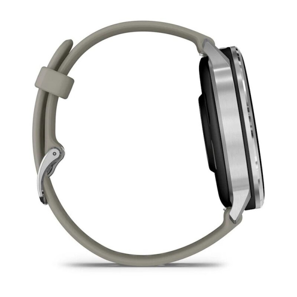 Garmin Venu 4 - 45 мм | Silver with Silver Grey Silicone Band